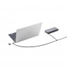 Kensington Slim N17 2.0 Keyed Dual Head Laptop Lock for Wedge-Shaped Slots