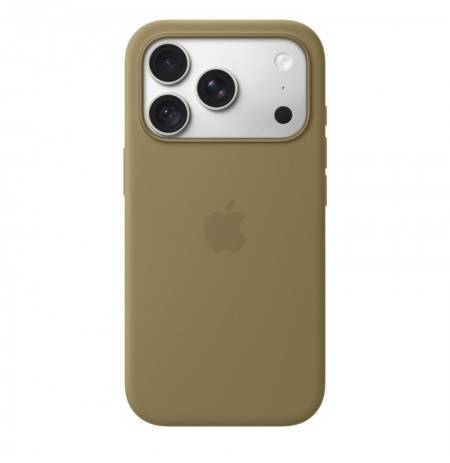 Apple iPhone 18 Pro Silicone Case with MagSafe Olive