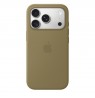 Apple iPhone 18 Pro Silicone Case with MagSafe Olive