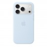 Apple iPhone 18 Pro Silicone Case with MagSafe Crisp Blue