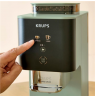 Krups Coffee Maker | SA401LE0 Crush | Pump pressure 15 bar | Automatic | Black/Green | 1370 W