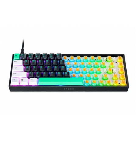 Razer | Reclusa X Mini 65% | Mechanical Gaming Keyboard | Wired | US | Razer Mechanical Switches Gen-3 (Tactile) | Black