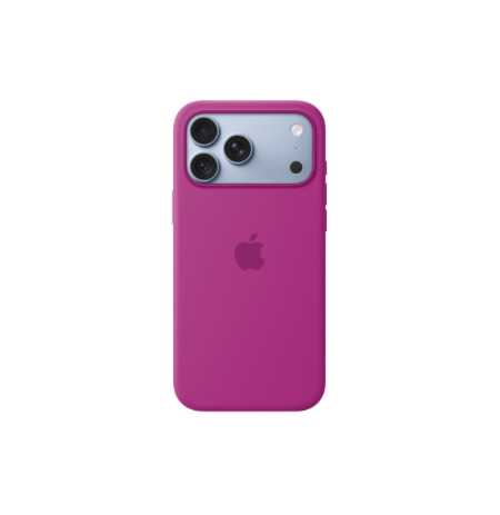 APPLE iPhone 18 Pro Max Silicone Case with MagSafe - Magenta | Apple