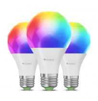 NANOLEAF ESSENTIALS Smart bulb Bluetooth A60 E27 Matter 9W 806LM color RGBCW 2700-6500K (NF080B02-3A19E) 3 pcs.