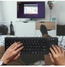LogiLink ID0188 keyboard Home RF Wireless QWERTZ Black