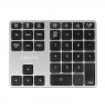LogiLink ID0187 numeric keypad Universal Bluetooth Aluminium, Black