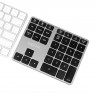 LogiLink ID0187 numeric keypad Universal Bluetooth Aluminium, Black