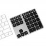 LogiLink ID0187 numeric keypad Universal Bluetooth Aluminium, Black