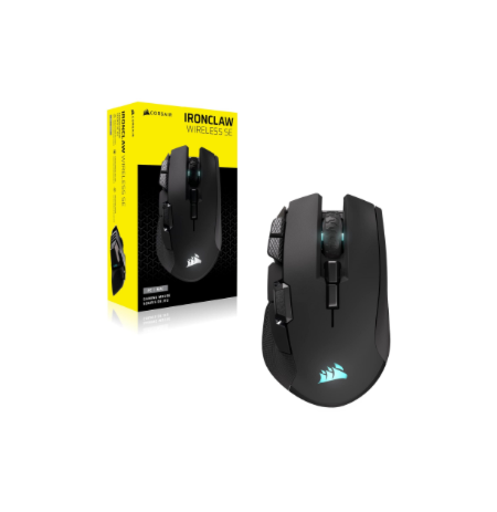 Corsair IRONCLAW SE | Gaming Mouse | Wireless/Wired | 2.4GHz, Bluetooth, USB-C | Black