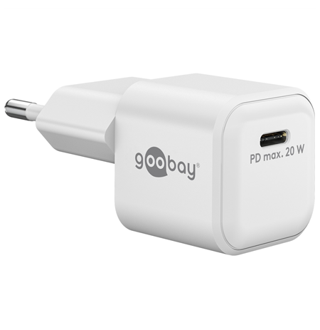 Goobay 20 W USB-C PD GaN Fast Charger Nano | USB-C