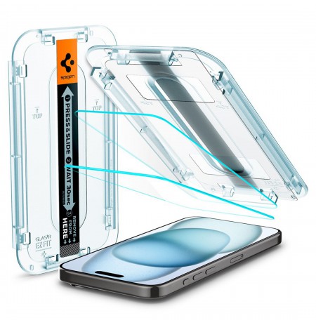 Spigen AGL06903 mobile phone screen/back protector Clear screen protector Apple 2 pc(s)