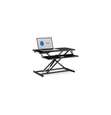 SENSE7 black desk converter / height adjustable / max. load 13 kg