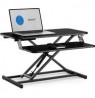 SENSE7 black desk converter / height adjustable / max. load 13 kg