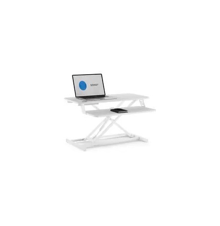 SENSE7 white desk converter / height adjustable / max. load 13 kg