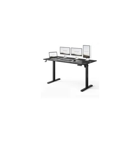 SENSE7 NOJO LIGHT black work desk / electrically adjustable height / 140 x 70 cm / max. 70 kg