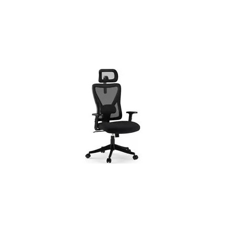 SENSE7 Tone black ergonomic office chair / max. load 130 kg