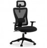SENSE7 Tone black ergonomic office chair / max. load 130 kg