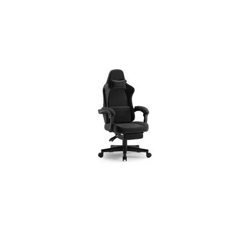 SENSE7 DEVON black gaming chair / Alcantara / adjustable / wheels / max. load 120 kg