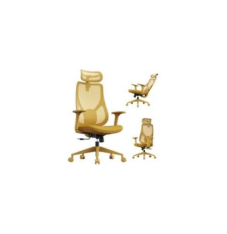 SENSE7 Moyo yellow ergonomic office chair / max. load 150 kg