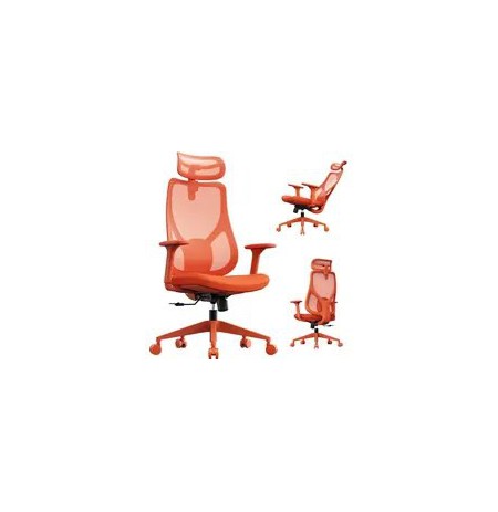 SENSE7 MOYO orange ergonomic office chair / max. load 150 kg