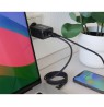 InLine USB PD power supply, GaN charger, 3-port, Dual USB-C + USB-A, 65W