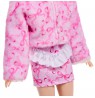 Barbie Cutie Reveal Doll & Accessories, Cuddly Series Lamb with 10 Surprises