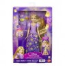 Disney Princess Light-Up Hair Rapunzel Fashion Doll w/ 5 Ways to Glow, Pascal Figure & 7 Accessories