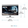 BenQ EX271QZ computer monitor 67.3 cm (26.5") 2560 x 1440 pixels 2K OLED White