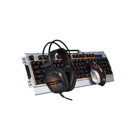 Marvo CM303 keyboard Mouse included Gaming USB Black, Silver