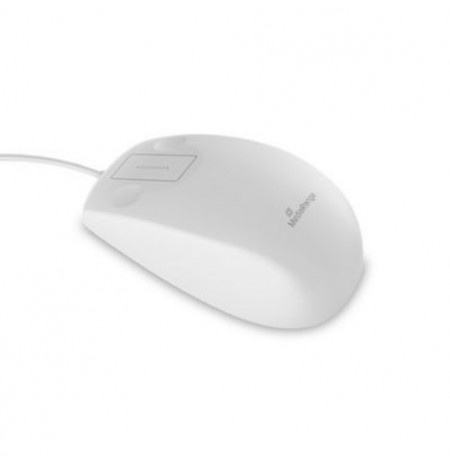 MediaRange wired optical hygiene mouse, touch scroll, white