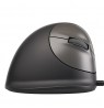 R-Go Tools Ergonomic mouse R-Go HE Break with break software, small (hand length less than 165 mm), right-handed, wired, black