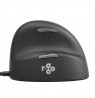 R-Go Tools Ergonomic mouse R-Go HE Break with break software, small (hand length less than 165 mm), right-handed, wired, black