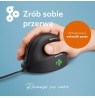R-Go Tools Ergonomic mouse R-Go HE Break with break software, small (hand length less than 165 mm), right-handed, wired, black