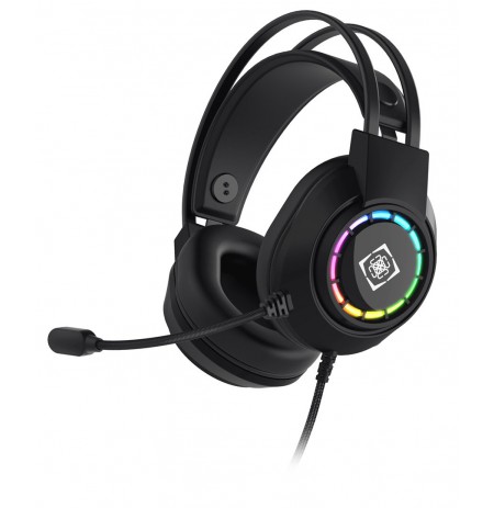 Deltaco Gaming GAM-168 headphones/headset Wired Head-band USB Type-A Black