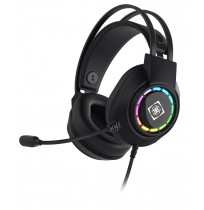 Deltaco Gaming GAM-168 headphones/headset Wired Head-band USB Type-A Black