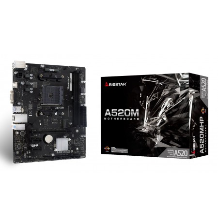 Biostar A520MHP motherboard AMD A520 Socket AM4 micro ATX