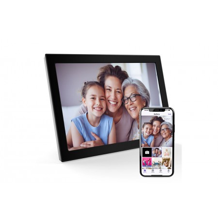 Xoro Digitaler Bilderrahmen WLAN 10,1" Multitouch IPS USB-C