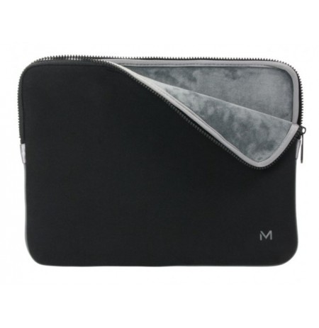 Mobilis 049016 laptop case 35.6 cm (14") Sleeve case Black, Grey