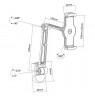 Tablet Wall Mount 4.7 - 12.9 Universal Adjustable