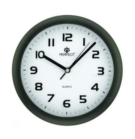 PERFECT Sieninis kvarcinis laikrodis 7130/BLACK