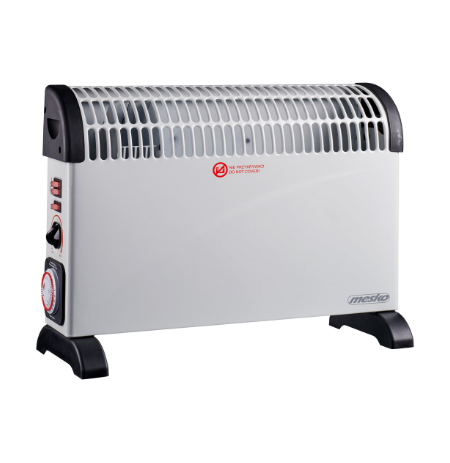 Mesko | Convector Heater with Timer and Turbo Fan | MS 7741w | Convection Heater | 2000 W | Number of power levels 3 | White