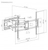 Equip 37"-70" Articulating TV Wall Bracket