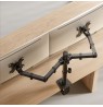 Equip 17"-32" Atriculating Dual Monitor Desk Mount