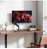 MANHATTAN desk mount with mechanical spring for 1x monitor