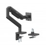 MANHATTAN desk mount with mechanical spring for 1x monitor