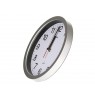 MAUL quartz wall clock Run white/silver plastic 25cm incl. battery
