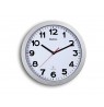 MAUL wall clock Step white/silver plastic 30cm incl. battery