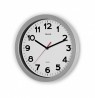 MAUL wall clock Step white/silver plastic 30cm incl. battery