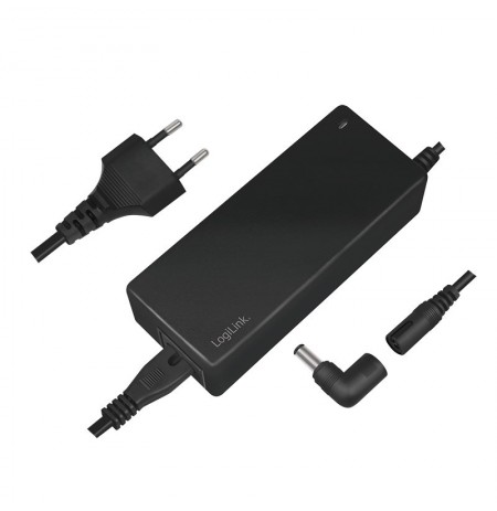 LogiLink PA0215 power adapter/inverter Indoor 90 W Black