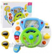 Interactive educational driving simulator with sounds and lights
